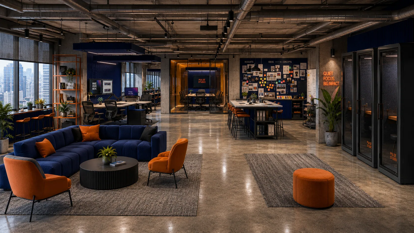 Puls Studio — biuro kreatywne, widok ogólny